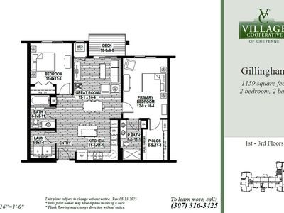 Gillingham Plan, Village Cooperative of Cheyenne (Active Adults 62+)