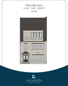 O66 Vista Traditional Plan, Airabella Lake Oconee