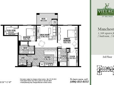 Manchester Plan, Village Cooperative of Billings (Active Adults 62+)
