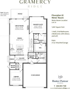 Unit A1 - End Unit Plan, Gramercy Ridge