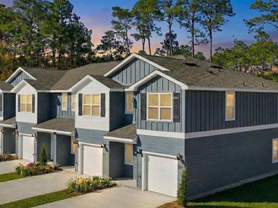 The Palm Exterior Plan, Pelican Landing Townhomes