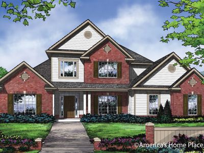 Hawthorne A Plan, Albany, GA: Build On Your Lot