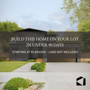 Build on Your Lot - Land Sold Separately - SC Plan, Santa Clara County