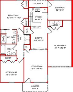 Two Family Villa Plan, Heather Cove