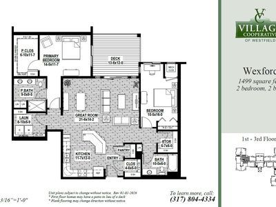 Wexford Plan, Village Cooperative of Westfield (Active Adults 62+)