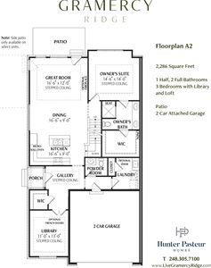 Unit A2 - End Unit Plan, Gramercy Ridge