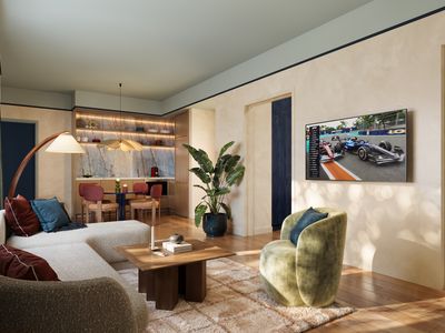 1 Bedroom Suite Plan, DUOS Wynwood