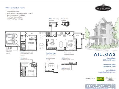 The Willows 2-Story Plan, The Rivers Edge of Oakmont