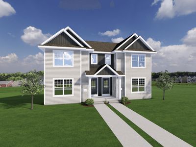 The Tribeca Twin Home (Tuck Under Garage) Plan, Heritage Hills