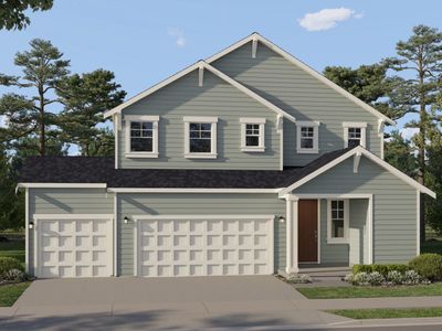 Hemlock II 3-car Plan, Uplands : Manor Collection