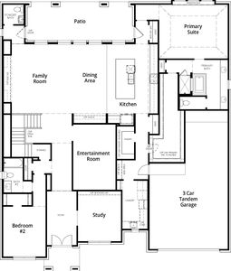 Plan Emerson Plan, 6 Creeks at Waterridge: 70ft. lots