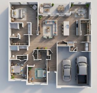 The Sycamore Plan, Hamilton Creekside Townhomes
