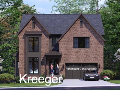Kreeger - Modern Farmhouse Brick Facade Plan, PCI - 20854