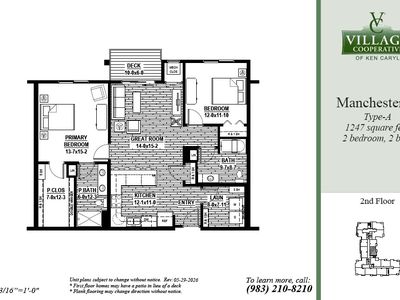 Manchester-A (Handicap Adaptable) Plan, Village Cooperative of Ken Caryl (Active Adults 62+)