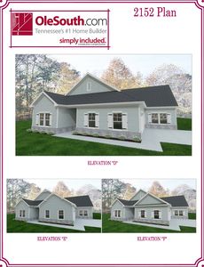 2152 Elevation DEF Plan, Stoneridge Estates
