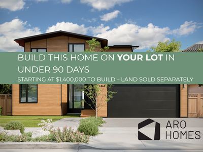 Build on Your Lot - Land Sold Separately - SC Plan, Santa Clara County