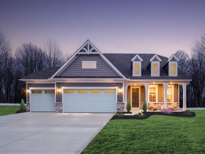 Martin Ray Plan, Renaissance Park at Geauga Lake - Ranch Homes