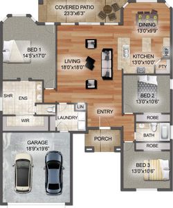 1803 Plan, Russell Ranch