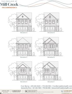 The Carrington II Premier Plan, The Enclave at Mill Creek